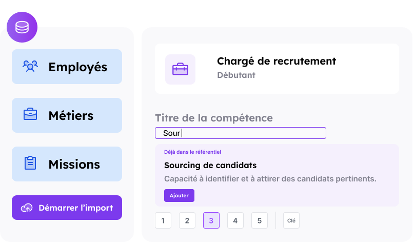 La création du référentiel de compétences dans le logiciel RECRAFT